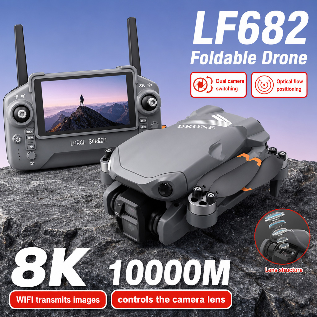 Drone Aereo LF682 con Doppia F - Drone Remote Controller Lanyard recensione e prezzo